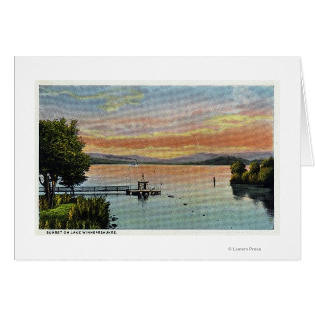 Sunset Scene on the Lake (Front Horizontal)