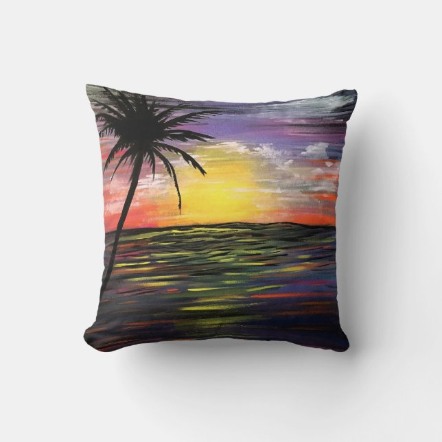 Sunset Sea Cushion (Front)