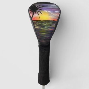 Sunset Sea Golf Head Cover