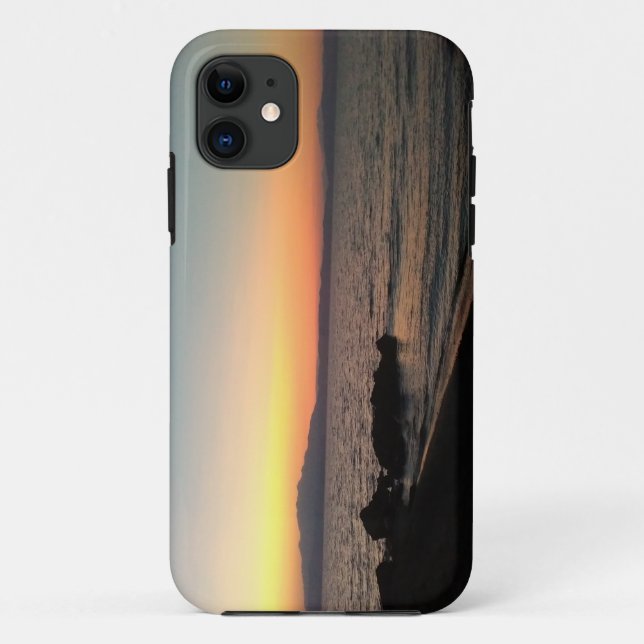 Sunset Sea iPhone SE + iPhone 5/5S, Barely There Case-Mate iPhone Case (Back)
