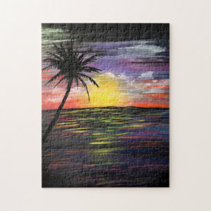 Sunset Sea Jigsaw Puzzle