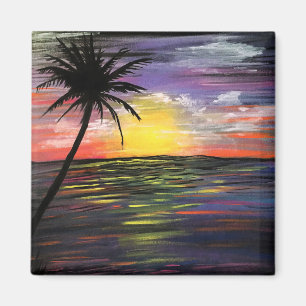 Sunset Sea Magnet
