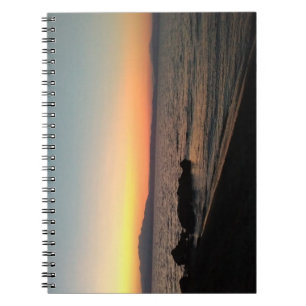 Sunset Sea Photo Notebook