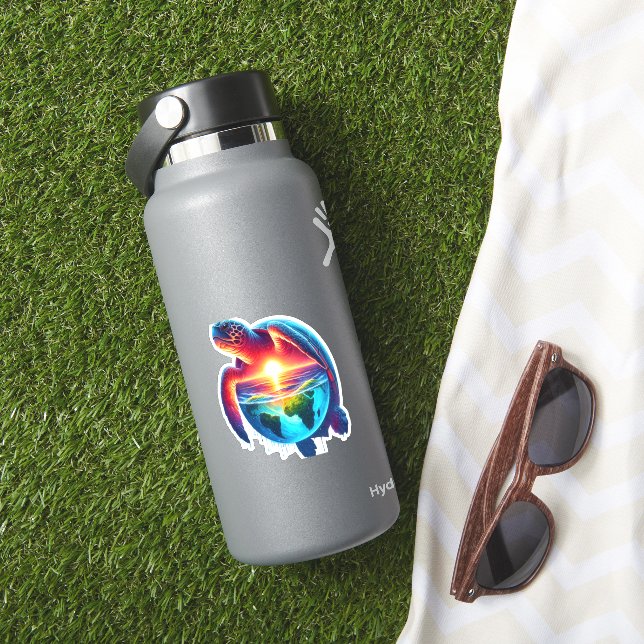 Sunset Sea Turtle (HydroFlask Insitu)