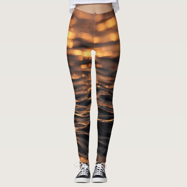 Sunset Sea View Leggings (Front)