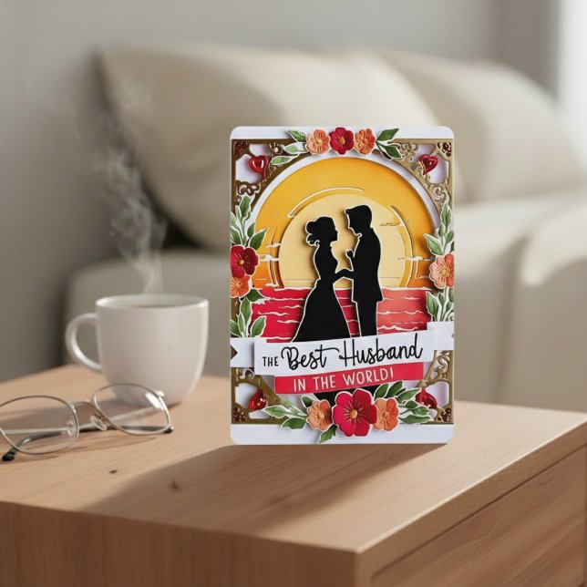 "Sunset Serenade" Best Husband Card   (For the best husband in the world.)