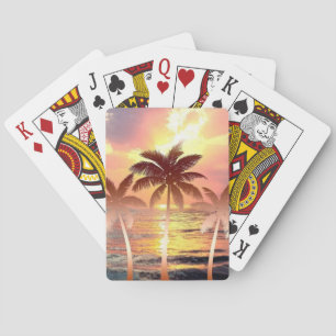 Sunset Serenity Playing Cards