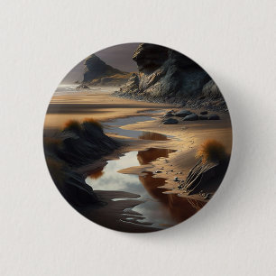 Sunset Shore 6 Cm Round Badge