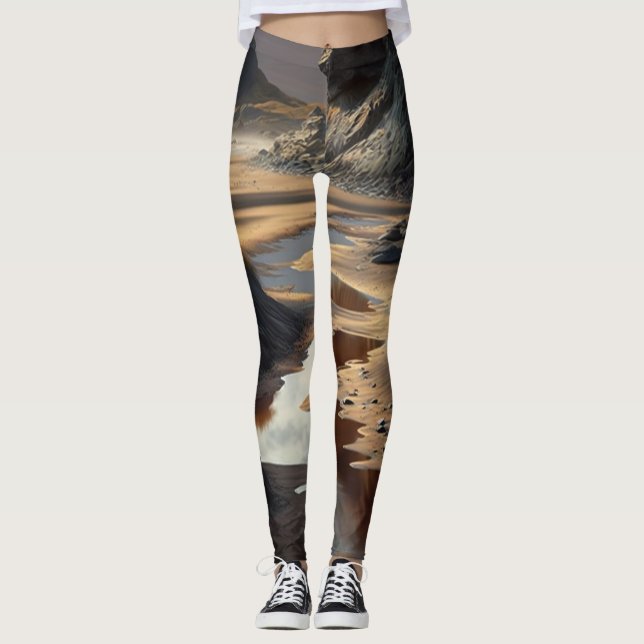 Sunset Shore Leggings (Front)