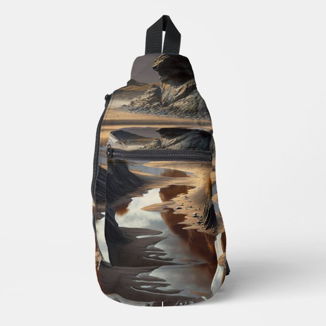 Sunset Shore Sling Bag (Front)