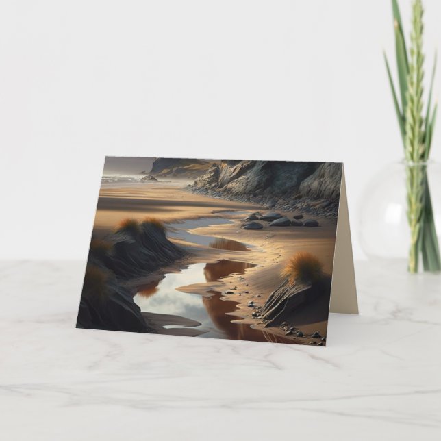 Sunset Shore Thank You Card (Front)