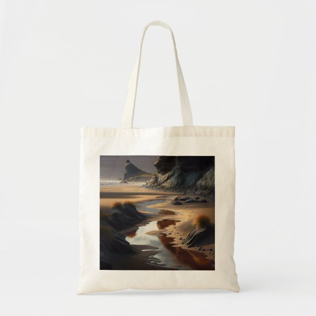 Sunset Shore Tote Bag (Front)