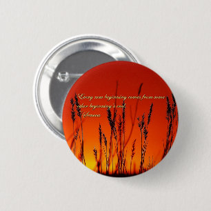 Sunset Silhouette Inspirational 6 Cm Round Badge