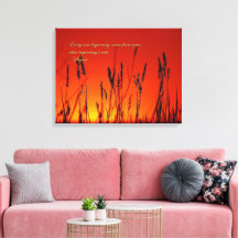 Sunset Silhouette Inspirational