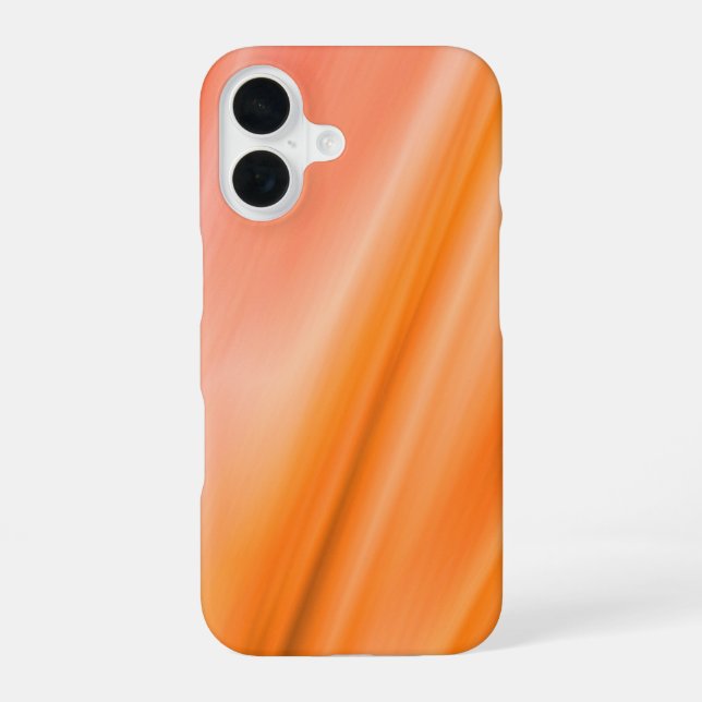 Sunset SIlk iPhone 16 Case (Back)