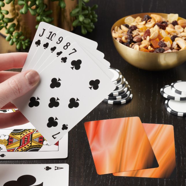 Sunset Silk Playing Cards (In Situ)