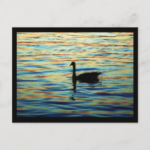 sunset sitdown postcard