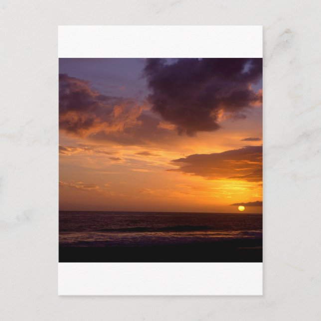 Sunset Sky Carpinteria California Postcard (Front)