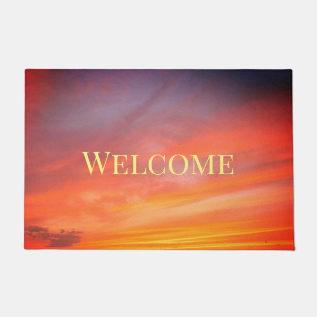 Sunset Sky Doormat (Front)