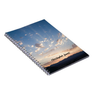 Sunset Sky Personalised Notebook