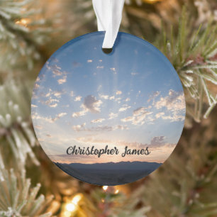Sunset Sky Personalised Ornament