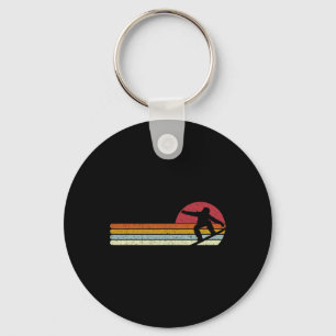 Sunset Snowboarder Snow Boarding Snowboarders  Key Ring