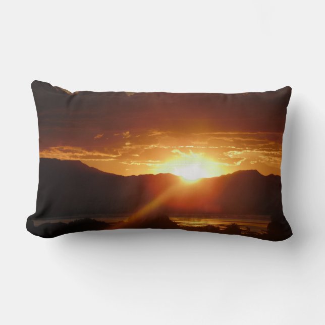 Sunset Snuggles Lumbar Cushion (Front)