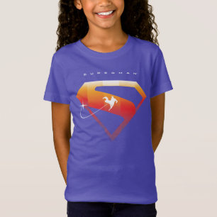 Sunset Soar Superman Shield T-Shirt