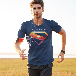Sunset Soar Superman Shield T-Shirt
