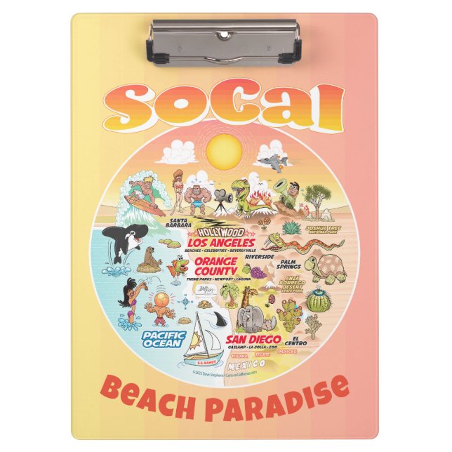Sunset SoCal Clipboard (Front)