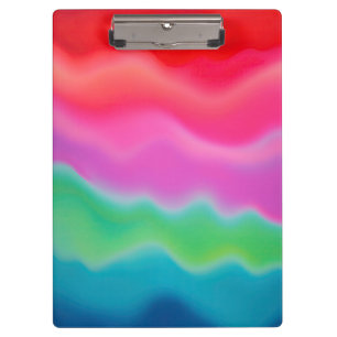 "Sunset Sorbet" Colourful Abstract Art   Clipboard
