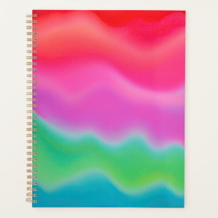 "Sunset Sorbet" Colourful Abstract Art Planner