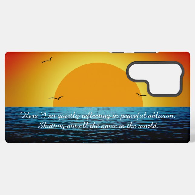 Sunset Soul Samsung Galaxy S22 Ultra Case (Back Horizontal)