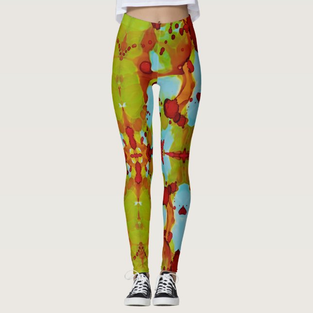 Sunset Spill Leggings (Front)