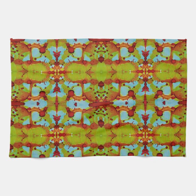 Sunset Spill Tea Towel (Horizontal)