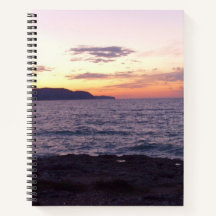 Sunset Spiral Notebook