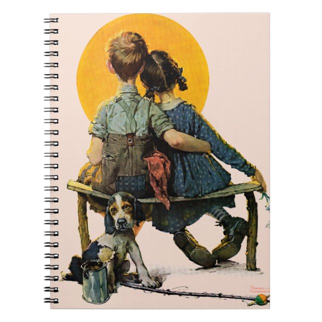 Sunset Spiral Notebook (Front)