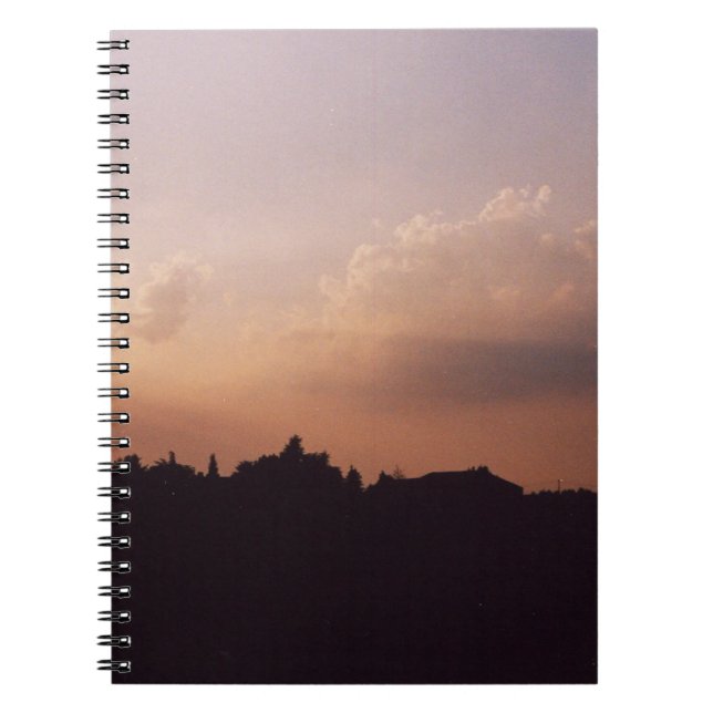 Sunset Spiral Notebook (Front)