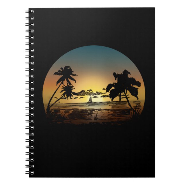 Sunset Spiral Notebook (Front)