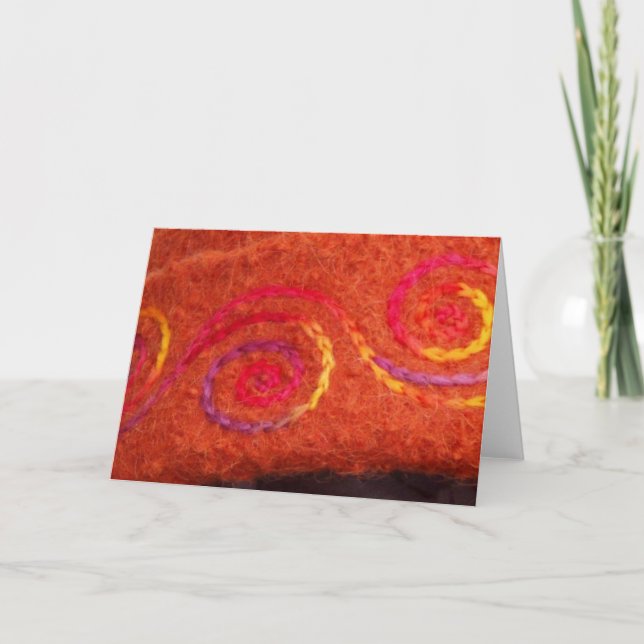 Sunset Spirals Card (Front)