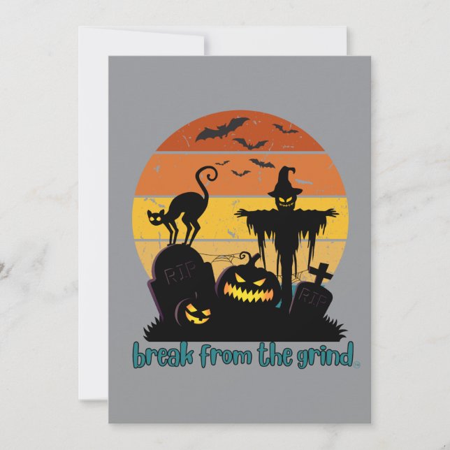 Sunset Spooky Invitation (Front)