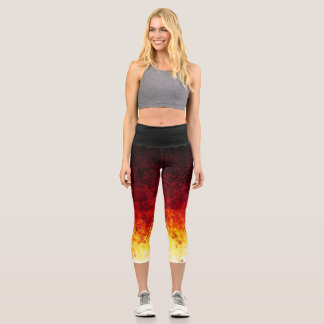 Sunset Spots - Capris Leggings
