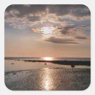 SUNSET SQUARE STICKER