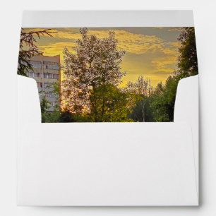 Sunset Stillness Custom Envelope