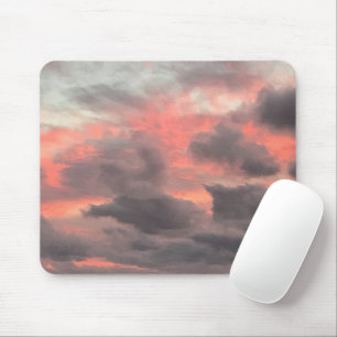Sunset Stormy Clouds Mouse Pad