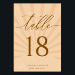 Sunset Summer Sun Sand Watercolor Table Number<br><div class="desc">Sunset Summer Sun Sand Watercolor</div>