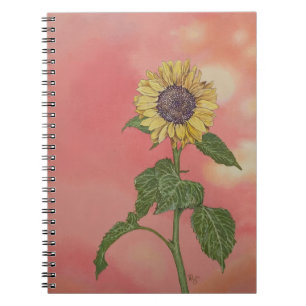 Sunset Sunflower Notebook