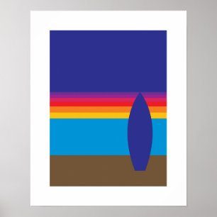 Sunset Surf Print