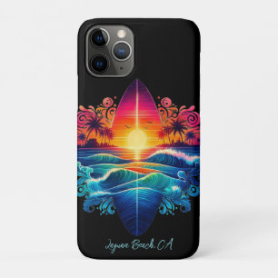 Sunset Surfboard Curls- Case-Mate iPhone Case