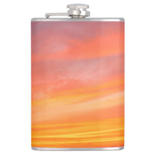 Sunset Swirl Hip Flask
